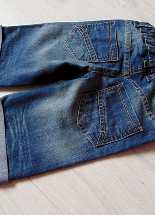 M&s. размер 3-4 года. стильные джинсовые шорты для мальчика7 фото