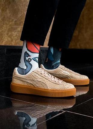 Puma vikki platform exotic skin кеди кросівки оригінал