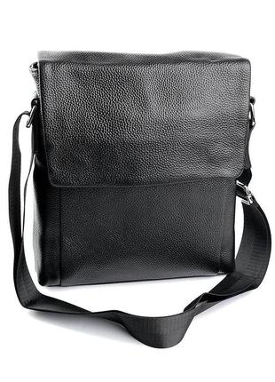 Мужская кожаная сумка чоловіча шкіряна из натуральної шкіри сумочка на плечо