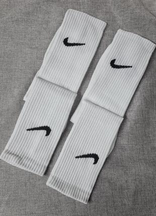 Шкарпетки найк білі високі унісекс , білі шкарпетки, шкарпетки найк набір поштучно, чоловічі шкарпетки3 фото
