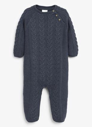 Ромпер вязаный человечек комбинезон 3-6 next