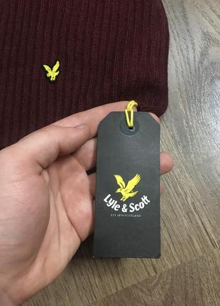 Оригинальная очень крутая шапка lyle scott из новых коллекций5 фото