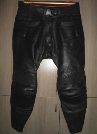 Мото штаны мотоштаны кожаные размер 54/56 пояс 104см