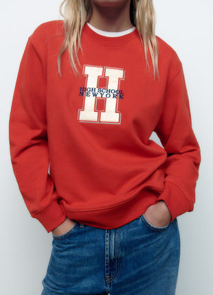 Світшот оверсайз zara m, l, xl