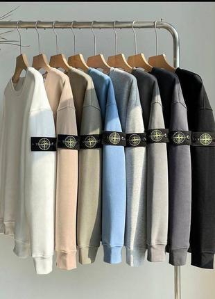 Свитшот stone island/Роз свитшот-тон айленд