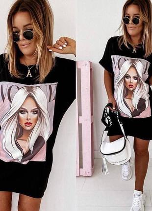 Платье-футболка