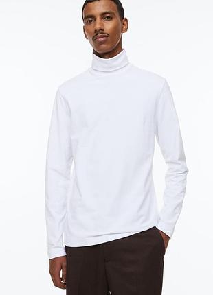 Хлопковий топ slim fit h&m