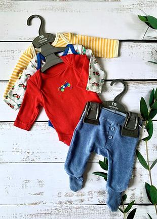 Комплект на хлопчика mathercare до 3,4кг