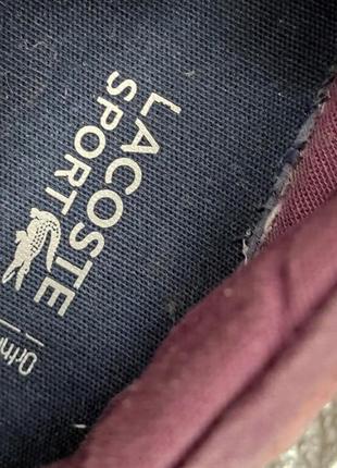 Високі кеди lacoste 8