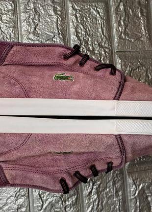 Високі кеди lacoste 6