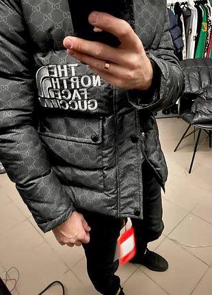 Чоловіча куртка tnf and gucci