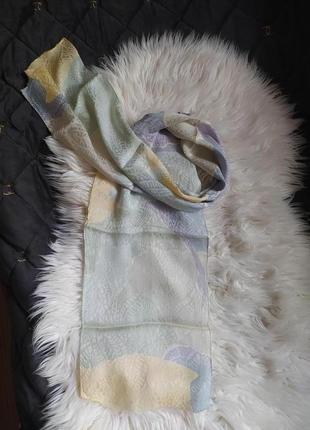 Liz claiborne ніжний шовковий шарф вінтаж