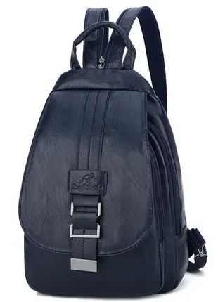 Стильная женская сумка рюкзак эко кожа6 фото