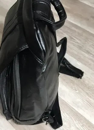 Стильная женская сумка рюкзак эко кожа10 фото