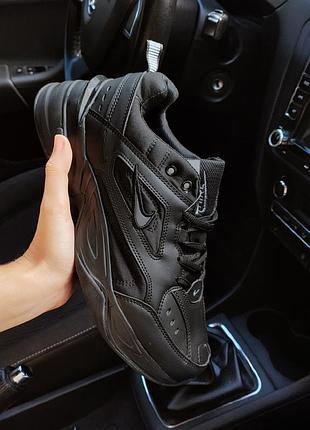 Кросівки чорні nike m2k tekno масивні. зовні широкі. класні снікерси. під класику