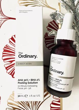 Пілінг the ordinary aha + bha peeling solution2 фото