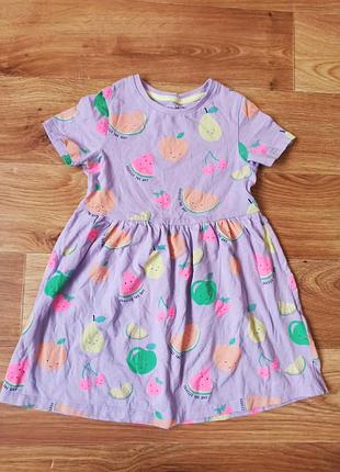 Летнее платье сарафан на девочку рост 104 110