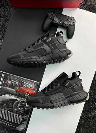🔥чоловічі кросівки reebok zig kinetica edge all black