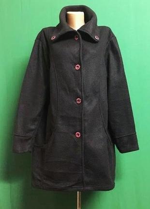 Довга флісова кофта з кишенями xl/xxl