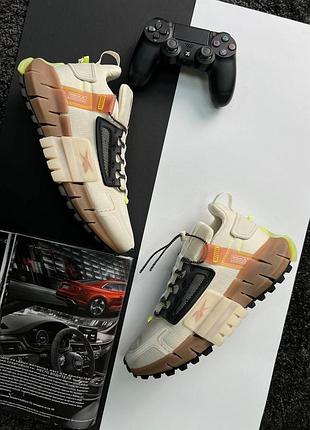 🔥чоловічі кросівки reebok zig kinetica edge beige brown