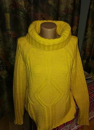 Желтый свитер, размер 44-46