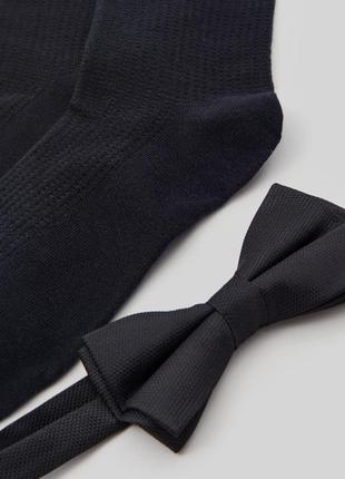 39-42/43-46 новий фірмовий чоловічий подарунковий набір комплект з краватка метелик шкарпетки sinsay2 фото