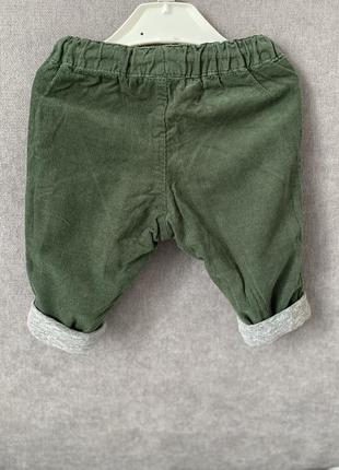 Набір штанів h&m ( 2 шт. ) 68 см. + подарунок пінетки8 фото