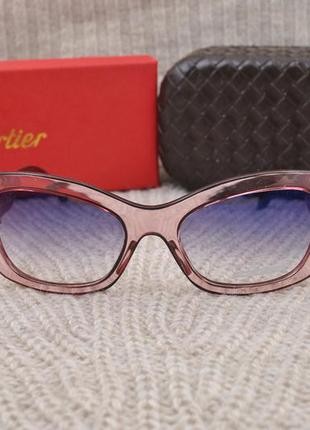 Красивые солнцезащитные женские очки в прозрачной оправе eternal4 фото