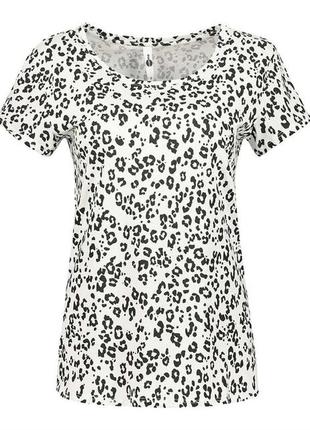 Футболка принт леопард takko німеччина розм.xl