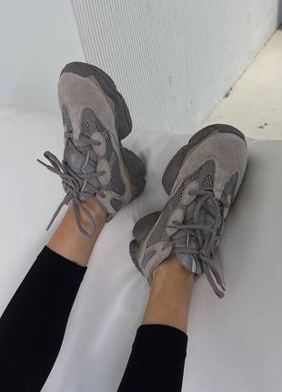 Кросівки adidas yeezy 500 ash grey4 фото