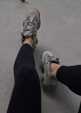 Кросівки adidas yeezy 500 ash grey5 фото