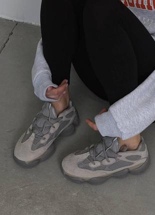 Кросівки adidas yeezy 500 ash grey1 фото