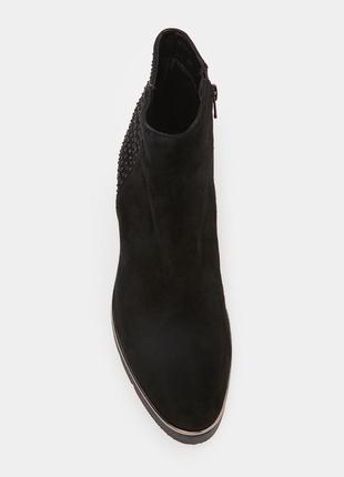 Элегантные ботинки, полусапожки сапожки из  натуральной замши3 фото
