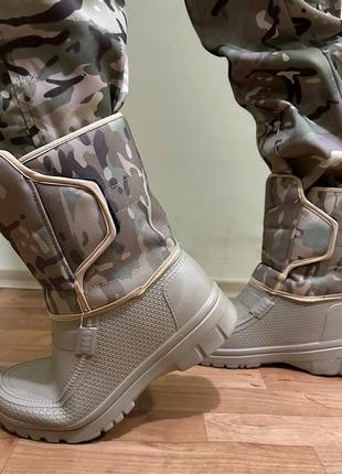 Тактичні гумові чоботи | військові гумові чоботи6 фото