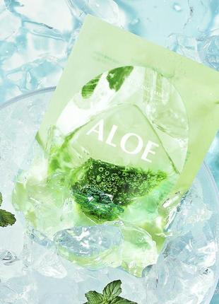 Охолоджувальна тканинна маска з алое manyo factory aloe cooling mask