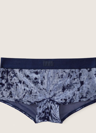 Вельветові трусики шорти victoria’s secret pink velvet boyshort