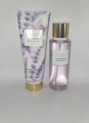 Подарочный набор lavender & vanilla victoria's secret6 фото