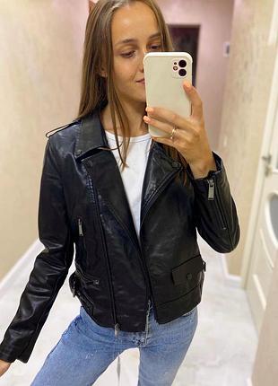 Женская косуха из экокожи