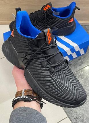 Мужские кроссовки adidas two alphabounce. цвет черный
