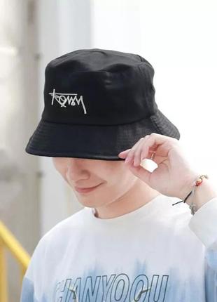 Панама панамка чорна принт двостороння стильна модна нова