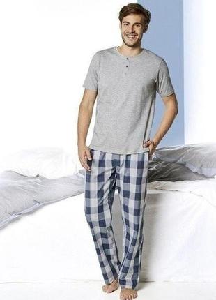 Мужская пижама домашний костюм livergy германия, футболка штаны