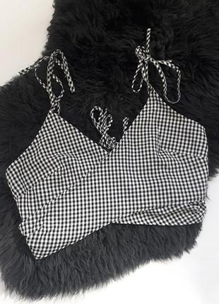 Топ, майка, кроп топ, бюстгальтер, топ с завязками