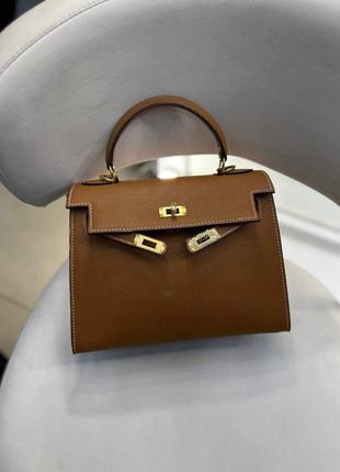 Сумка кожаная люкс классика келли в стиле hermes 🔝🔝🔝1 фото