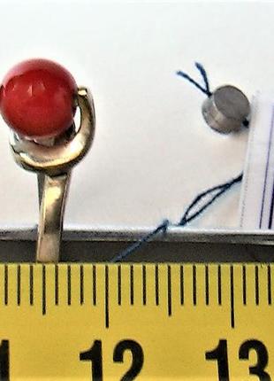 Кольцо перстень серебро 925 проба 2,58 грамма размер 175 фото