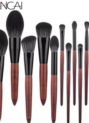 Классные кисти (косточки для макияжа) 12 шт в наборе