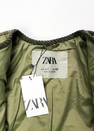 Дитяча подовжена куртка zara на дівчинку2 фото