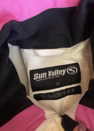 Лыжная куртка белого цвета sun valley4 фото