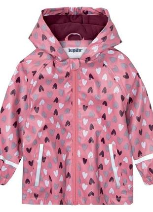 ♡ брендовая курточка, ветровка, дождевик утепленная для девочки ♡ весна, осень 98, 104, 110, 116 рост3 фото