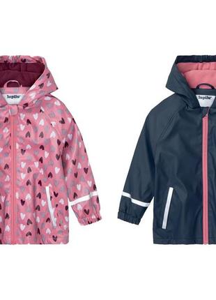 ♡ брендовая курточка, ветровка, дождевик утепленная для девочки ♡ весна, осень 98, 104, 110, 116 рост7 фото