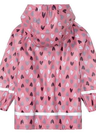 ♡ брендовая курточка, ветровка, дождевик утепленная для девочки ♡ весна, осень 98, 104, 110, 116 рост4 фото
